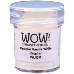 WL03R Embossing Powder Opaque Whites - Vanilla White - Regular