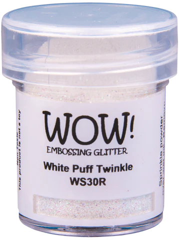 WS30R Embossing Powder Embossing Glitters - White Puff Twinkle - Regular