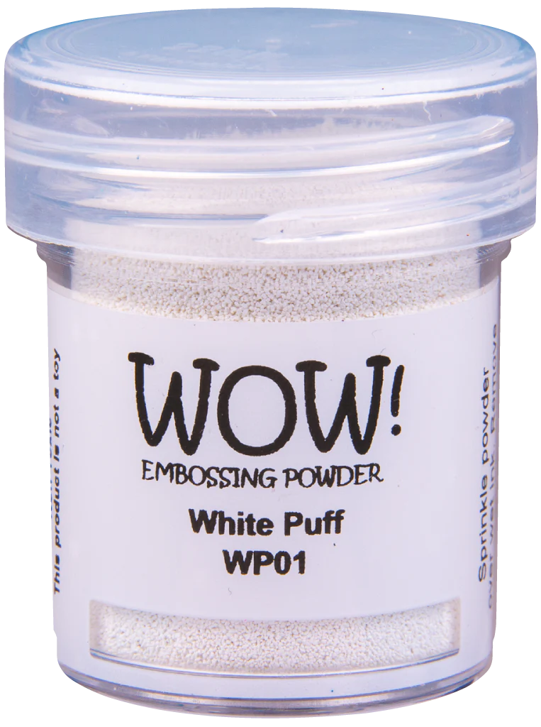 WP01 Embossing Powder Puff Colours - White Puff