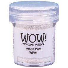 WP01 Embossing Powder  Puff Colours - White Puff
