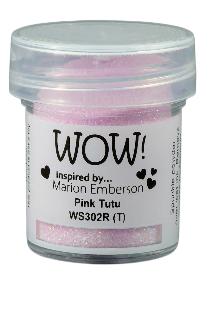 WS302R Embossing Powder Embossing Glitters - Pink Tutu - Regular