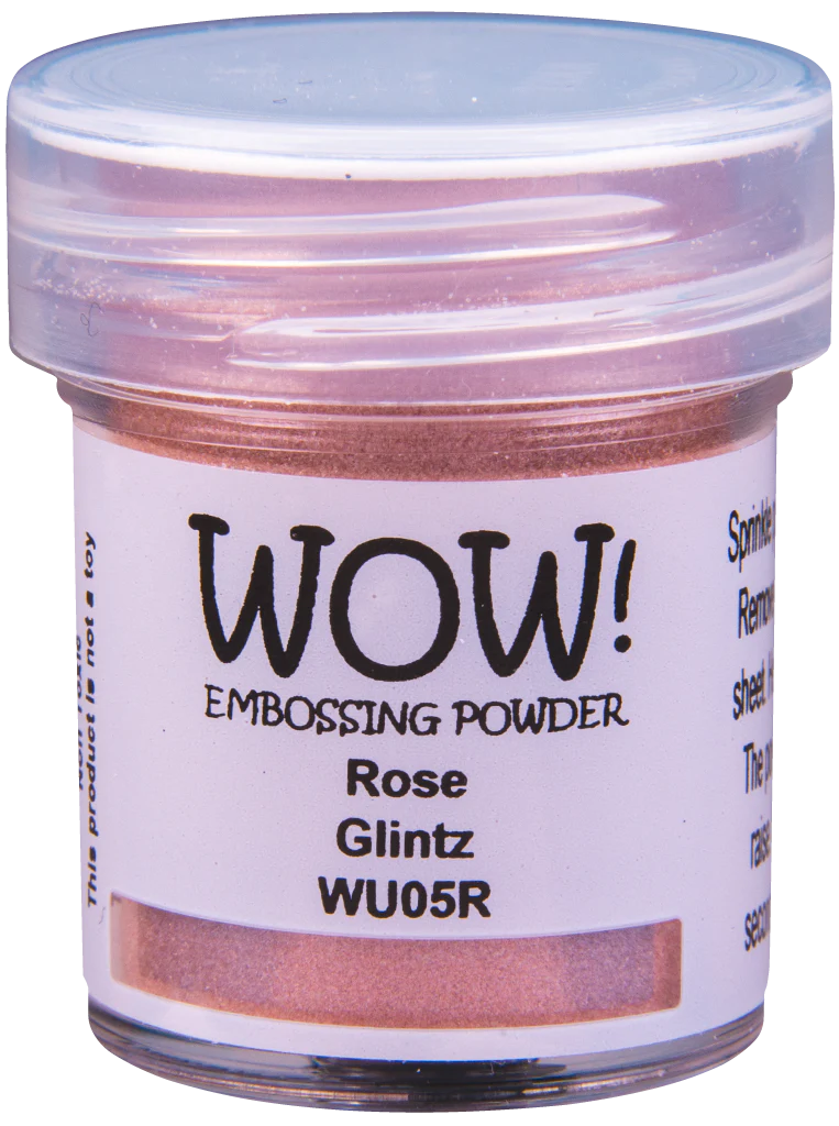 WU05R Embossing Powder Glintz - Rose Glintz - Regular