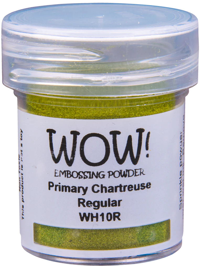 WH10R WOW! Embossing Powder Primaries - Chartreuse - Regular