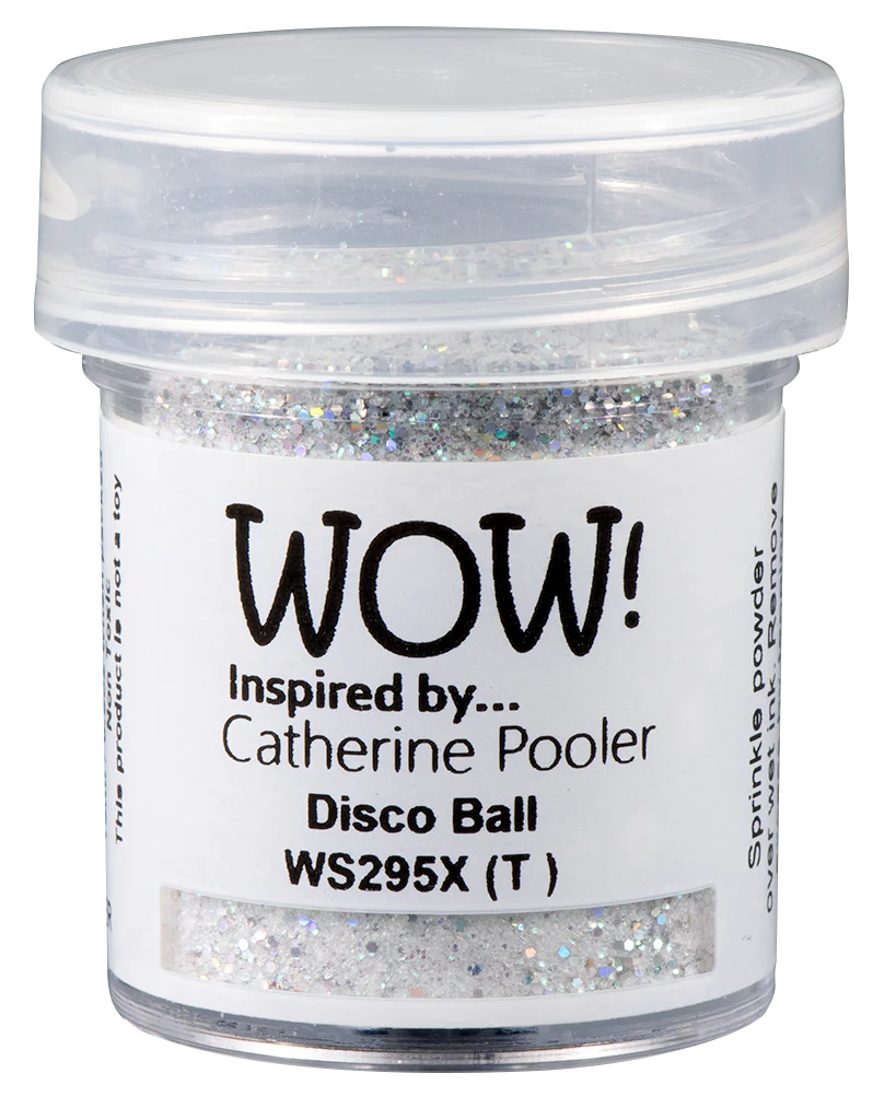 WS295X Embossing Powder Embossing Glitters - Disco Bal