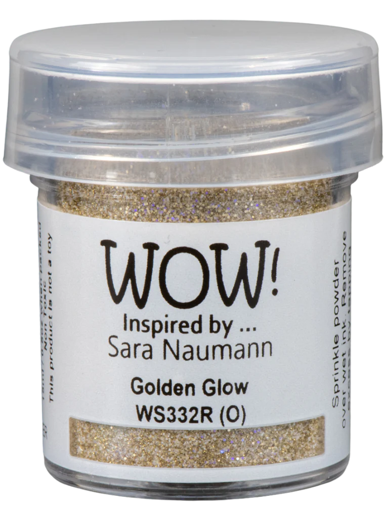 WS332R Embossing Powder Embossing Glitters Golden Glow - Regular