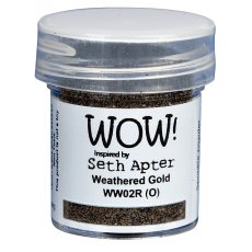 WW02R  Embossing Powder Mixed Media - Weathered Gold - Regular