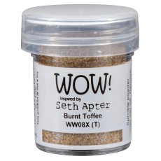 WW08X  Embossing Powder Mixed Media -Burnt Toffee