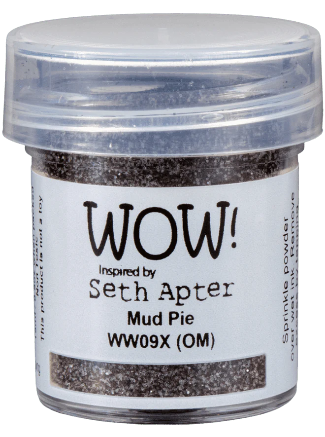 WW09X Embossing Powder Mixed Media -Mud Pie