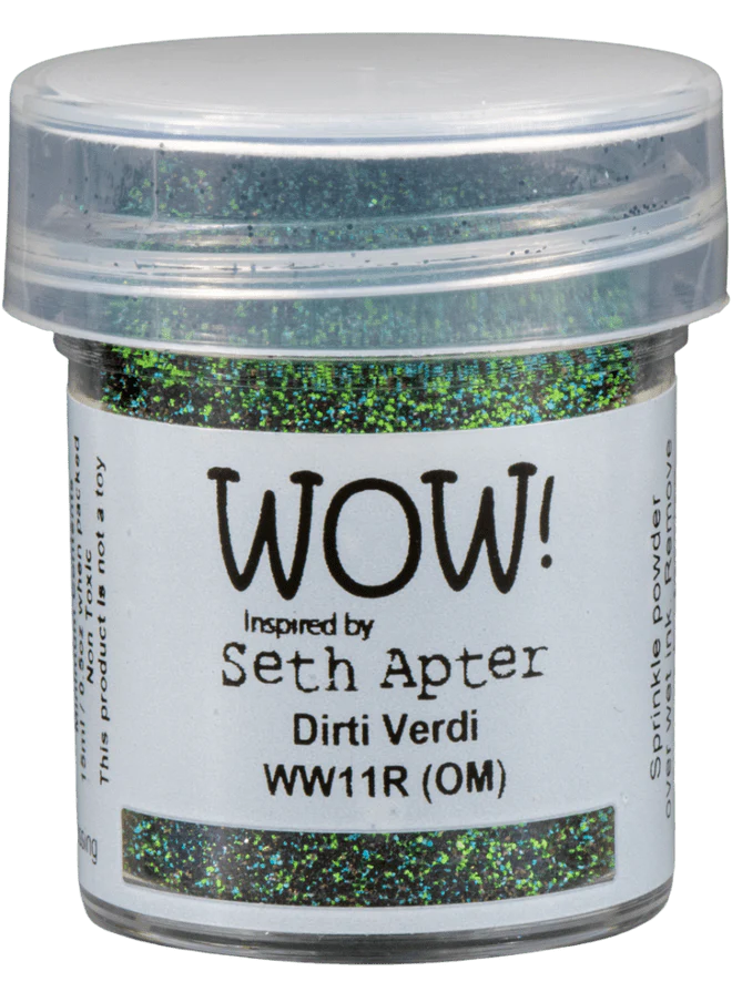 WW11R Embossing Powder Mixed Media - Dirti Verdi - Regular