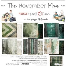 CC-F37-NM-00 THE NOVEMBER MAN - a set of papers 30,5x30,5cm