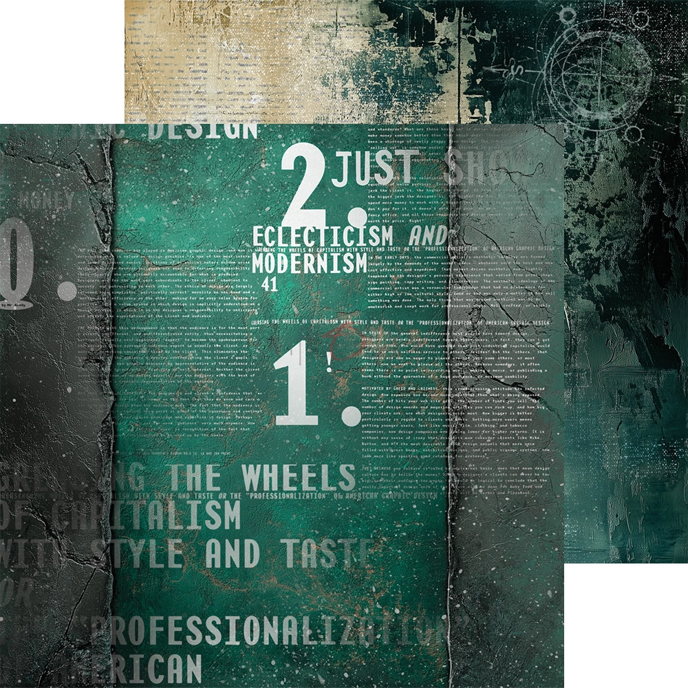 CC-F37-NM-09 THE NOVEMBER MAN -- a set of papers 20,3x20,3cm - MIX