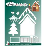 BLD1601 Dies By Lene-"Gingerbread House"
