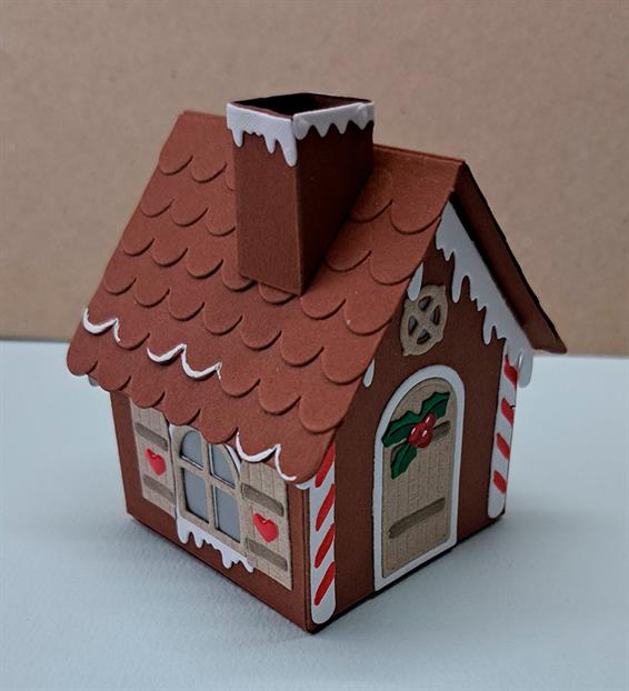 BLD1602 Dies By Lene-"Gingerbread House 3D"