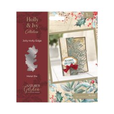 NG-HAI-MD-JOHO Holly & Ivy Metal Die Jolly Holly Edge