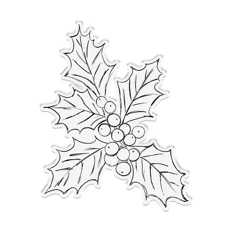 NG-HAI-STD-SKHO Holly & Ivy Stamp & Die Sketchy Holly