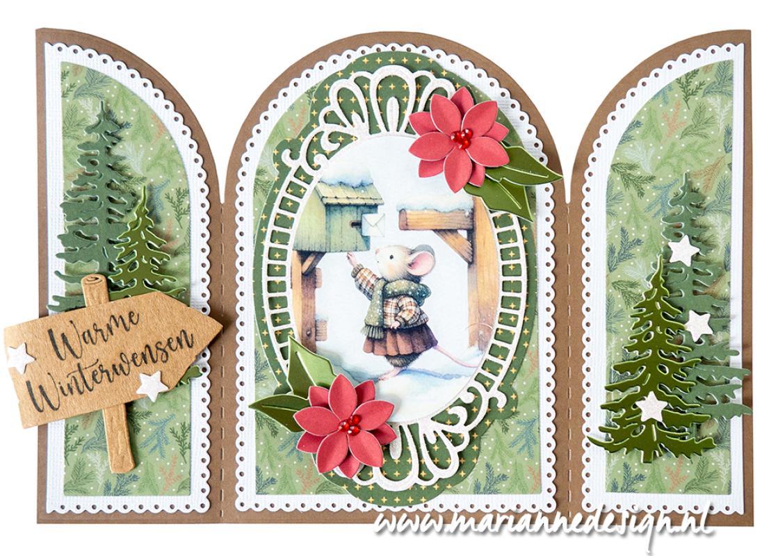 LR0887 Metal Die Marianne Design Creatables -Trifold