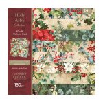 NG-HAI-VEL8 Nature’s Garden - Holly & Ivy - 8” x 8” Vellum Pad