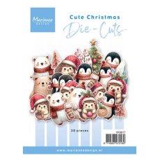 VK9617 Die-cuts Marianne Design -Cute Christmas