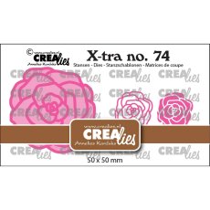 CLXTRA74 X-tra dies Crealies • Xtra Rose Small