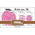 CLXTRA74 X-tra dies Crealies • Xtra Rose Small