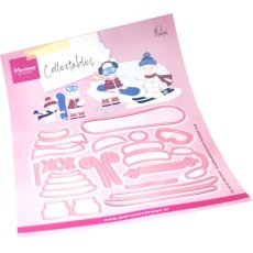 COL1558 Dies Marianne Design Collectables -Winter sports accessories by Marleen