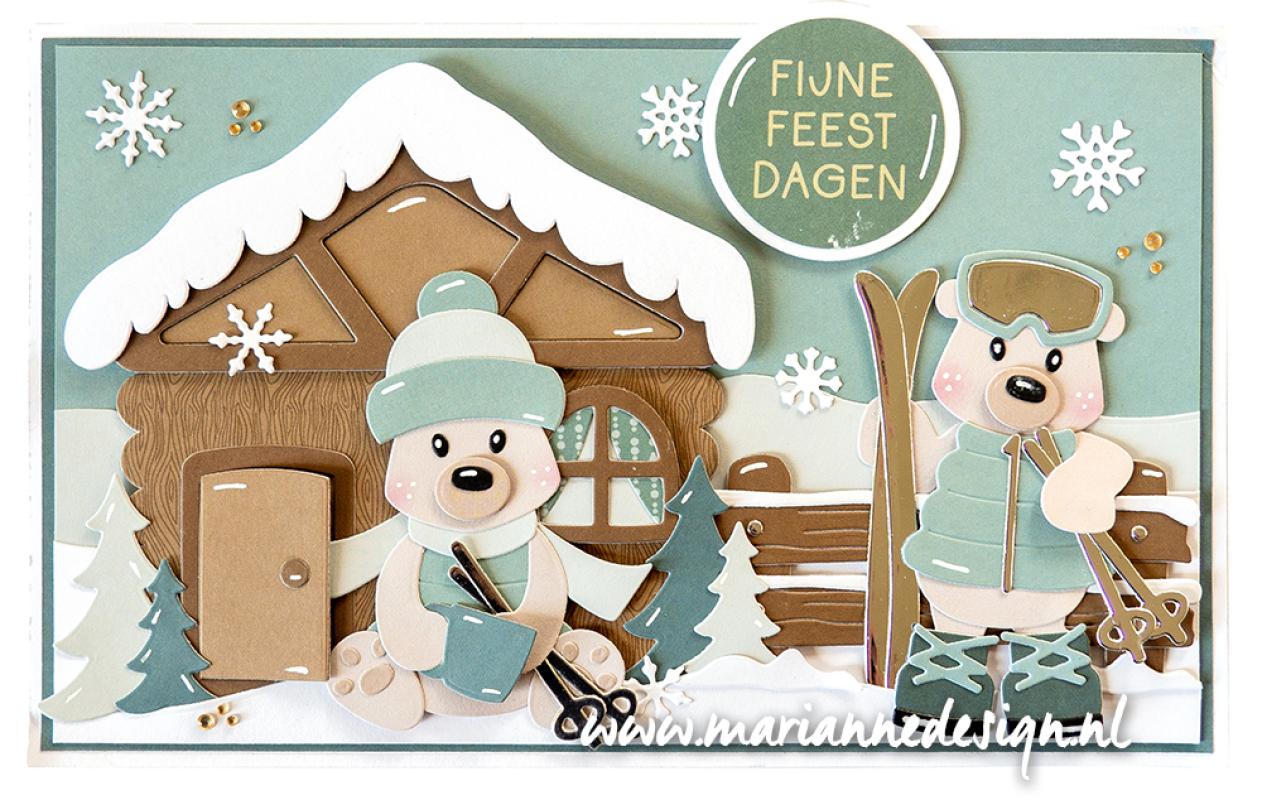 COL1558 Dies Marianne Design Collectables -Winter sports accessories by Marleen