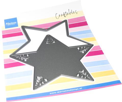 CR1676 Metal Die Marianne Design - CrafTables - Folded Star
