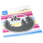 CR1675 Metal Die Marianne Design - CrafTables - Silhouette - Winter scenery