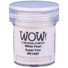 WE10SF Wow Embossing Powder - White Pearl - Super Fine