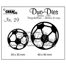 CLDD29 Crealies • Duo Dies no.29 Soccer balls