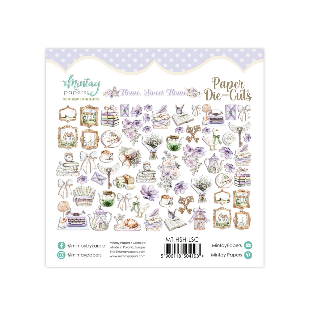 MT-HSH-LSC HOME, SWEET HOME-MINTAY MINTAY - die cuts