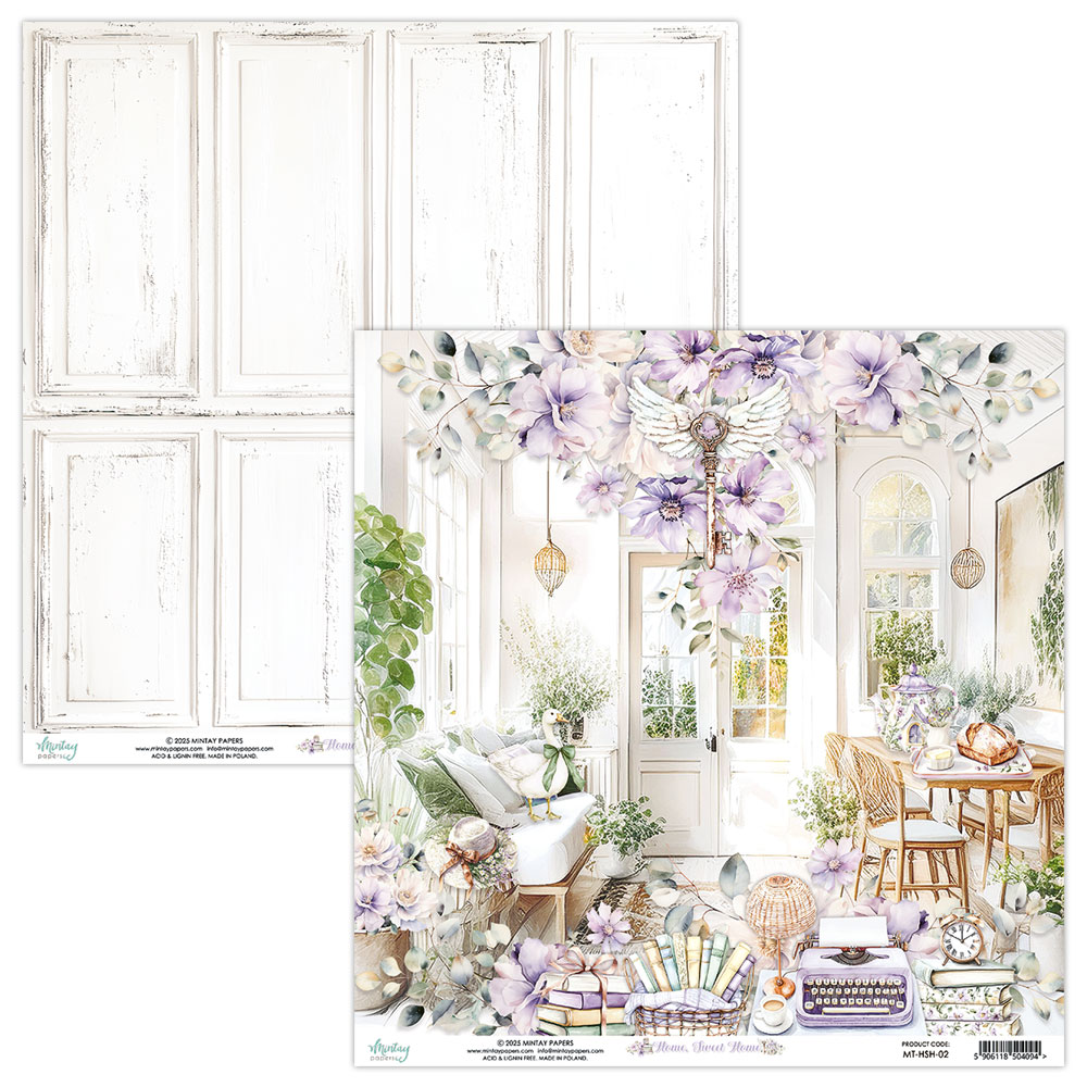 MT-HSH-07 HOME, SWEET HOME- paper set 30.5x30.5cm