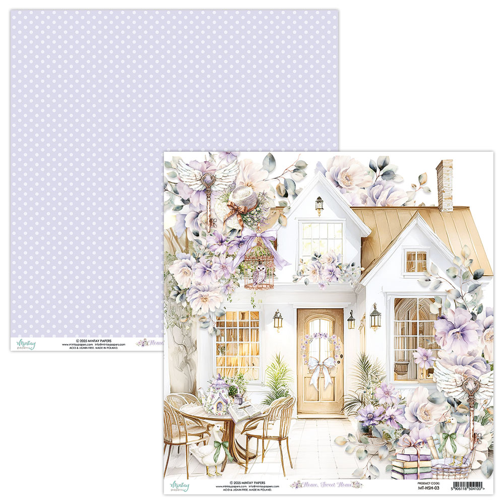 MT-HSH-07 HOME, SWEET HOME- paper set 30.5x30.5cm