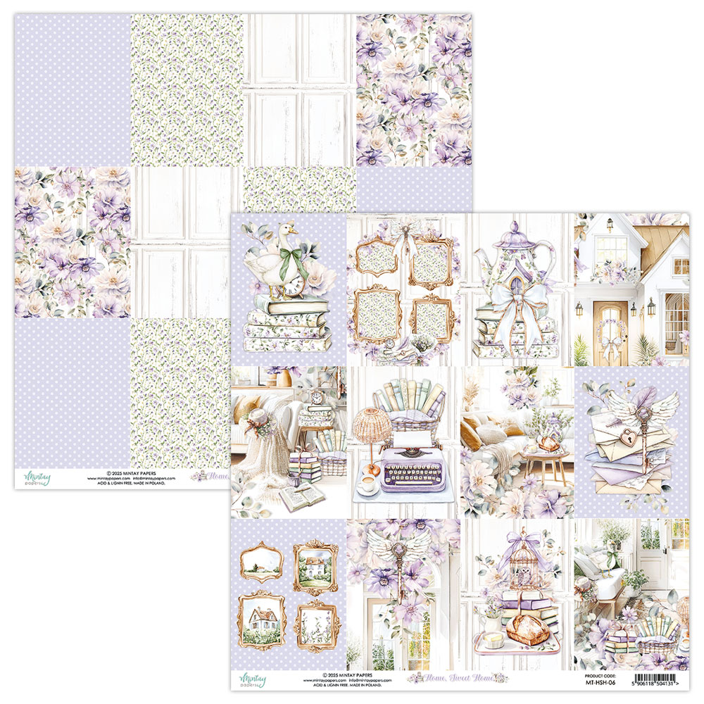 MT-HSH-07 HOME, SWEET HOME- paper set 30.5x30.5cm