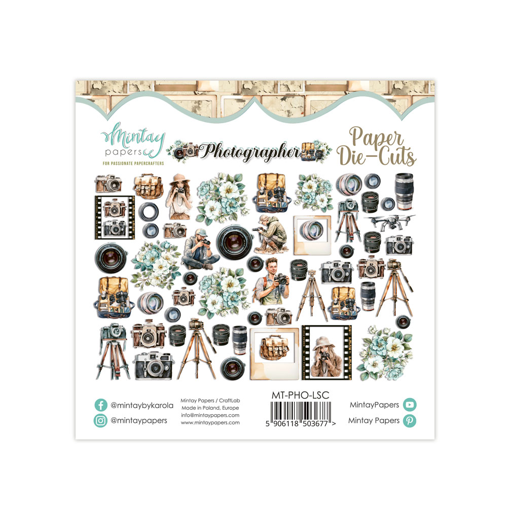 MT-PHO-LSC PHOTOGRAPHER- MINTAY MINTAY - die cuts