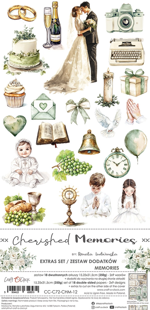 CC-C72-CHM-12 CHERISHED MEMORIES- EXTRAS set -MEMORIES
