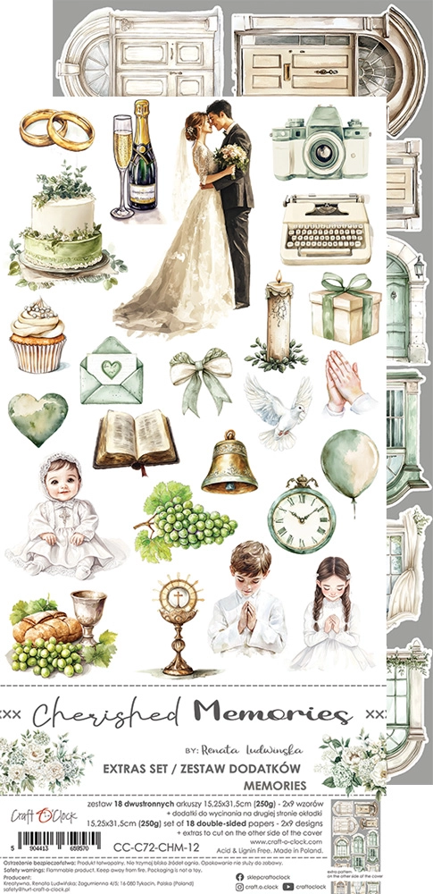 CC-C72-CHM-12 CHERISHED MEMORIES- EXTRAS set -MEMORIES