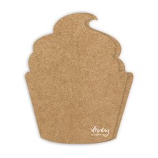 MT-BASIC-C26 Card Base Cupcake- KRAFT, 5 pcs.