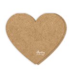 MT-BASIC-C28 Card Base Heart- KRAFT, 5 pcs.