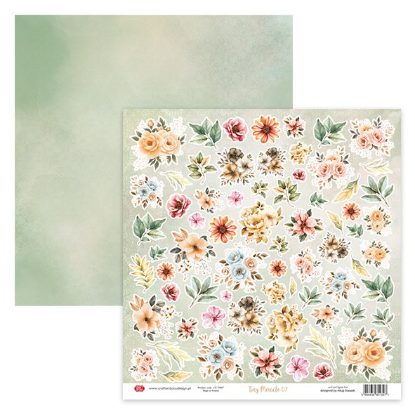 CP-TM07 Elements for self-cutting out Craft & You Design 30.5x30.5 Tiny Miracle 07