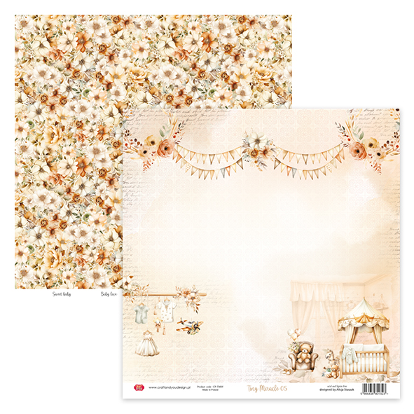CPS-TM30-6 Paper set 30.5x30.5cm-Craft&You Design - Tiny Miracle