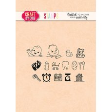 CS046 Clear Stamps Birth Certificates - Craft & You Design