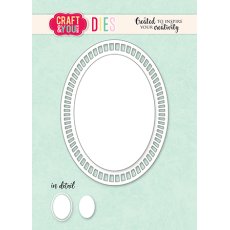 CW324 Cutting Die - Oval Doily  - Craft&You Design