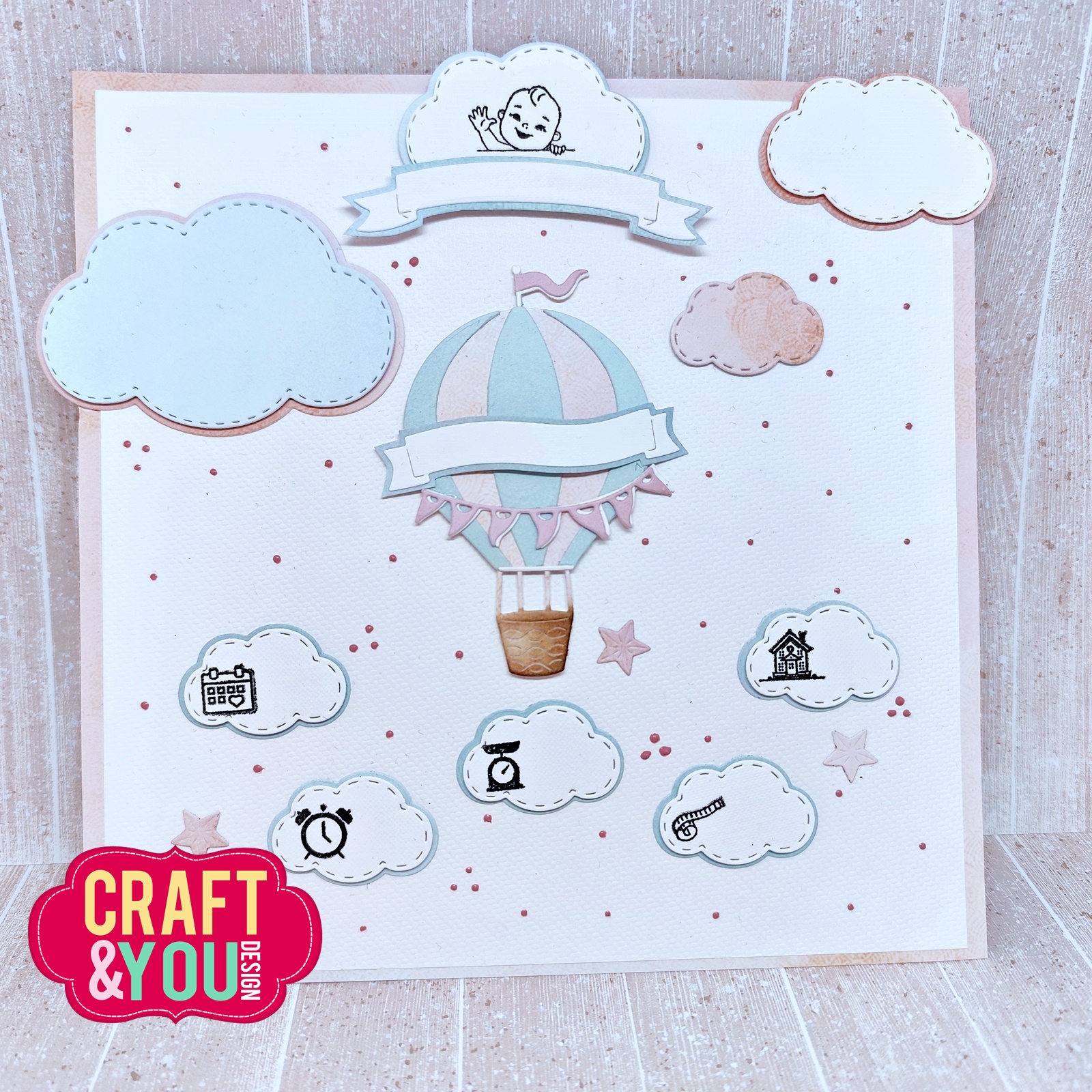 CW326 Cutting Die - Mini Banners - Craft&You Design