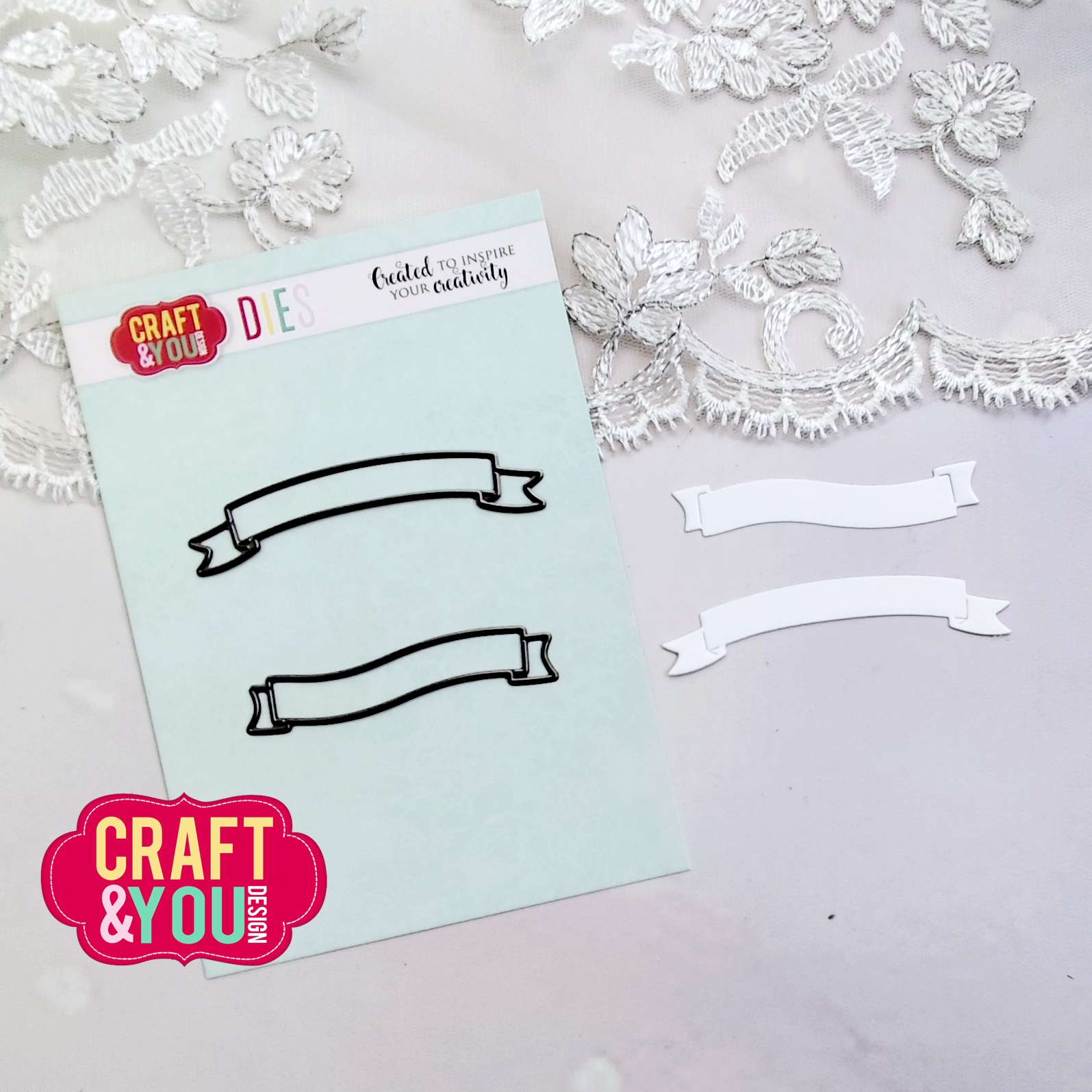 CW326 Cutting Die - Mini Banners - Craft&You Design
