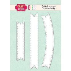 CW327 Cutting Die -Banners- Craft&You Design
