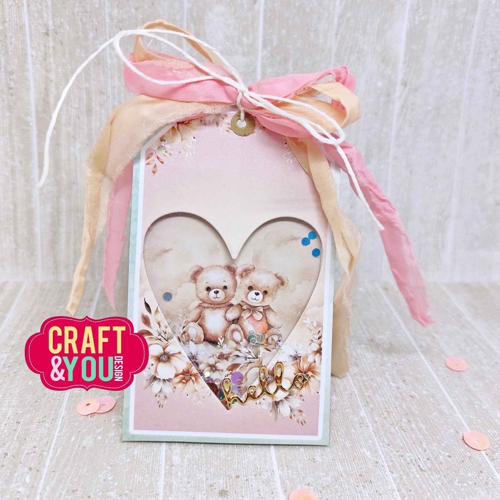 CW328 Cutting Die - Biscuit Frame Hearts - Craft&You Design