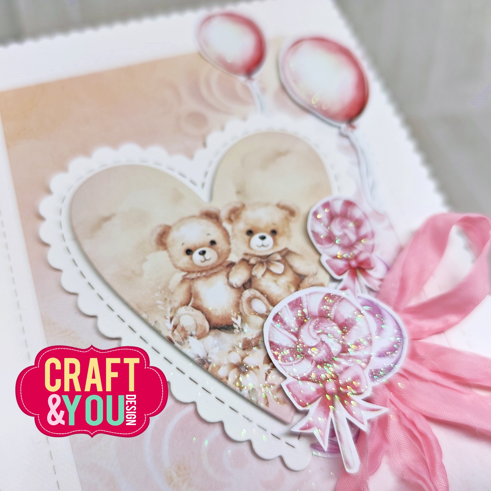 CW328 Cutting Die - Biscuit Frame Hearts - Craft&You Design