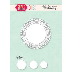 CW329 Cutting Die -  Mini Doily - Craft&You Design