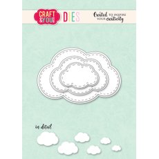 CW332 Cutting Die - Clouds Set  - Craft&You Design